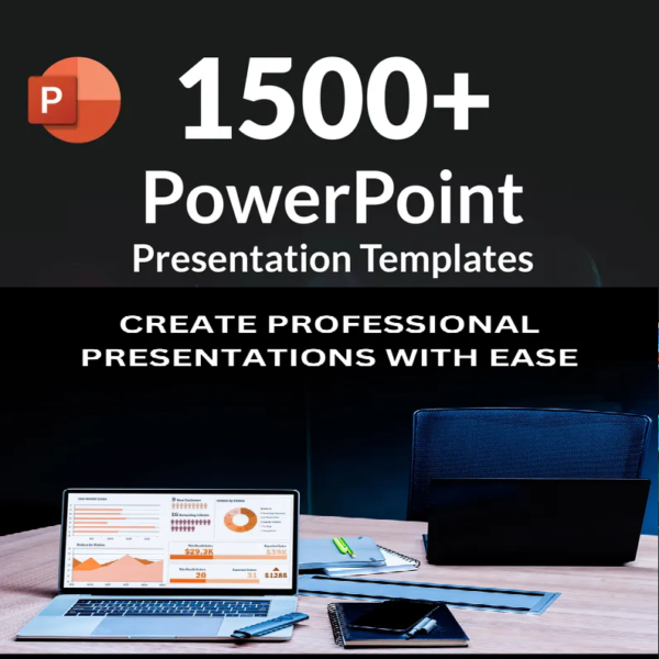 +1 500 modèles de présentations PowerPoint entièrement modifiables - Thèmes sombres, clairs, épurés, design professionnel moderne, PPTX